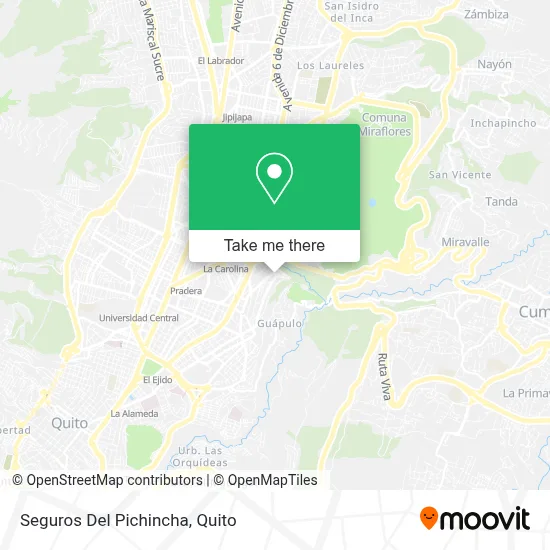 Seguros Del Pichincha map