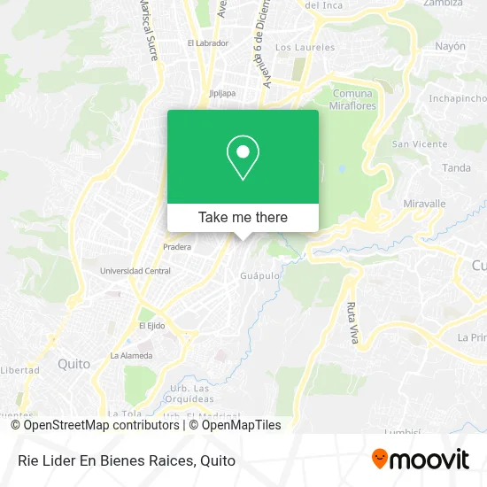 Rie Lider En Bienes Raices map