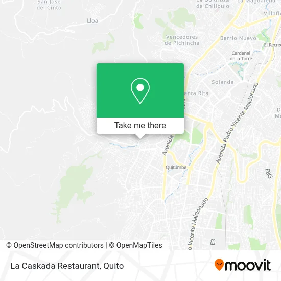 La Caskada Restaurant map