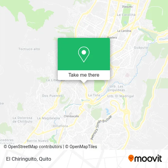 El Chiringuito map
