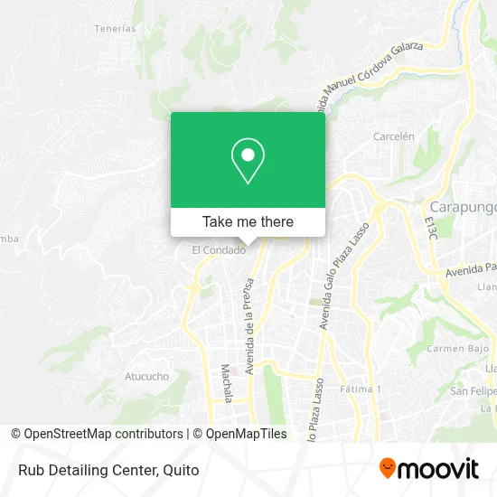 Rub Detailing Center map