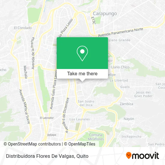 Distribuidora Flores De Valgas map