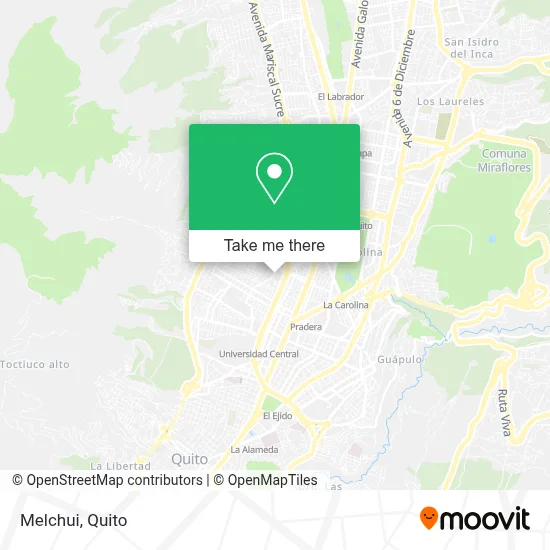 Melchui map
