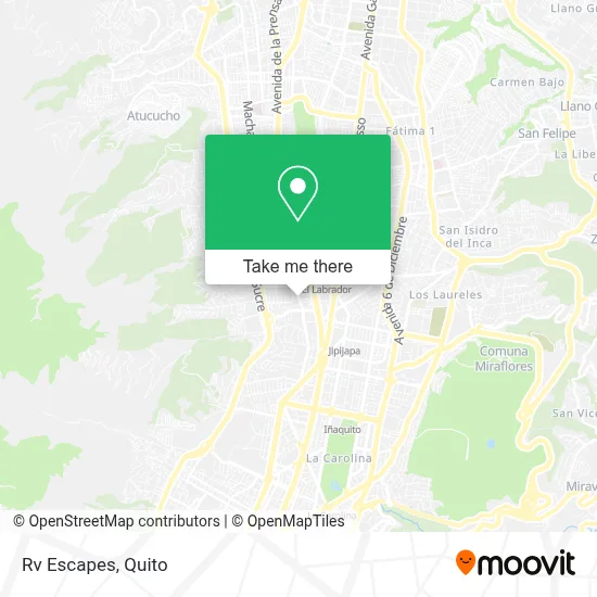 Rv Escapes map