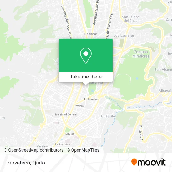 Proveteco map