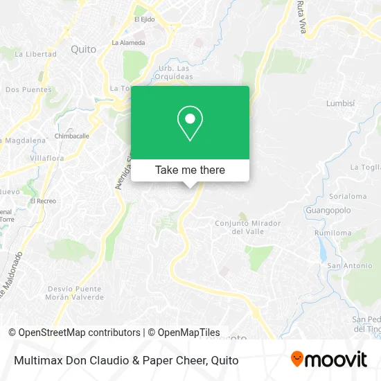 Multimax Don Claudio & Paper Cheer map