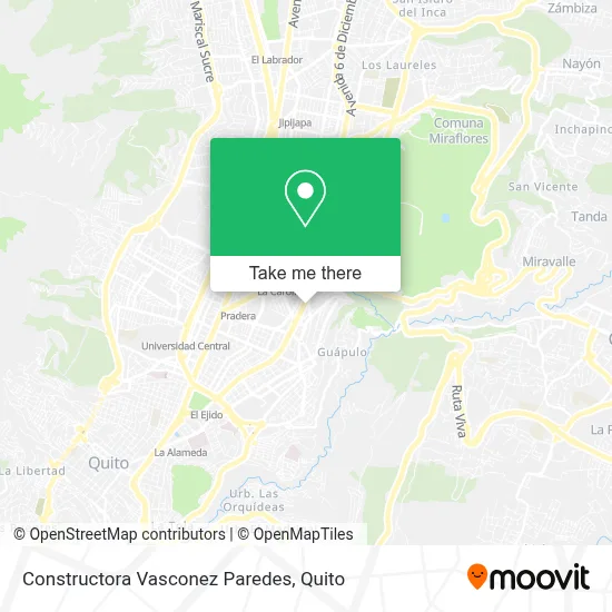 Constructora Vasconez Paredes map