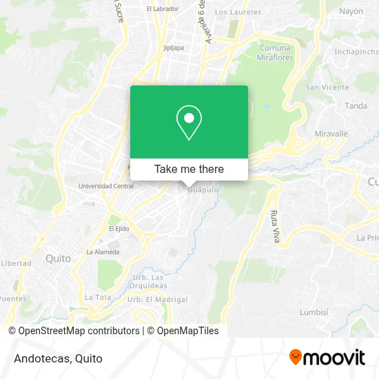 Andotecas map