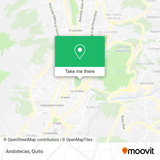 Andotecas map