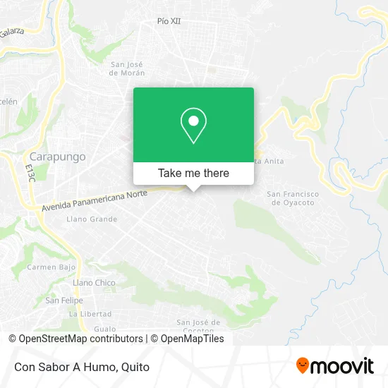 Con Sabor A Humo map