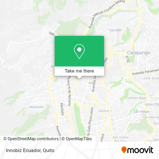 Innobiz Ecuador map