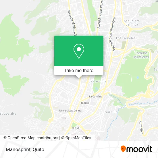 Manosprint map
