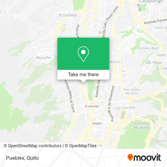 Pueblex map