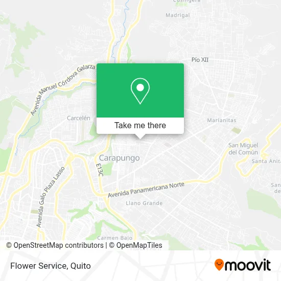 Flower Service map