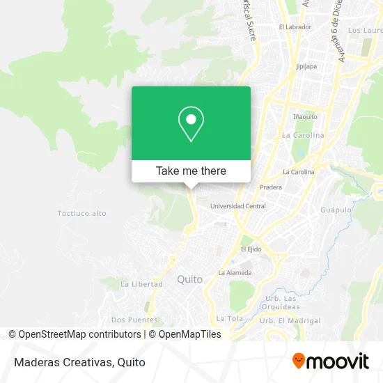 Maderas Creativas map