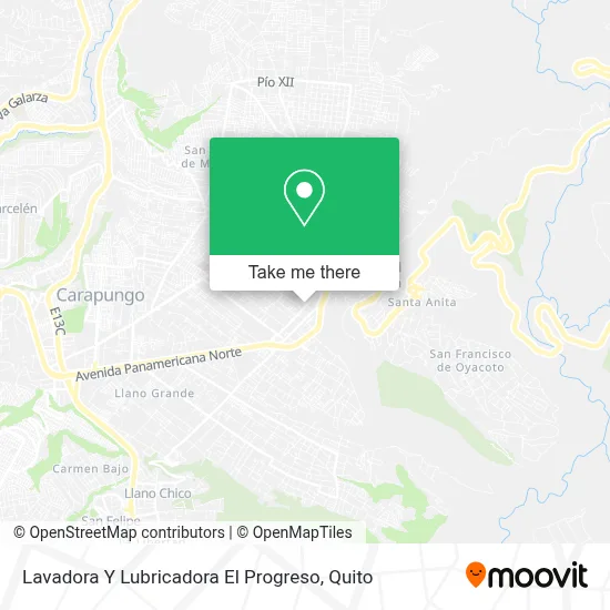 Lavadora Y Lubricadora El Progreso map