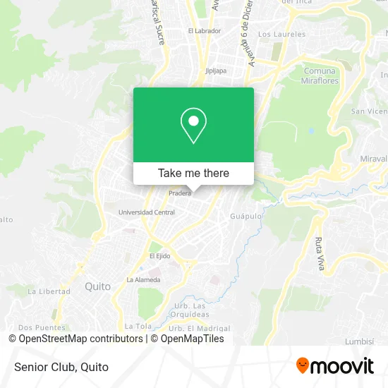Senior Club map