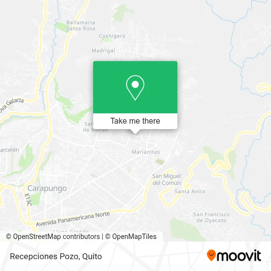 Recepciones Pozo map
