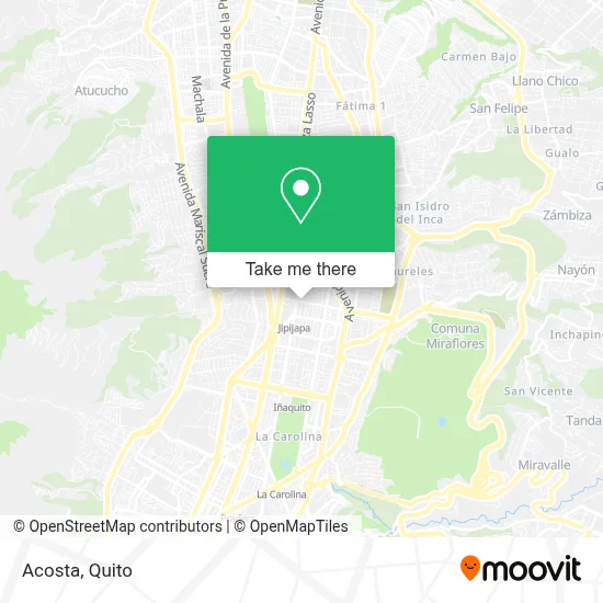 Acosta map