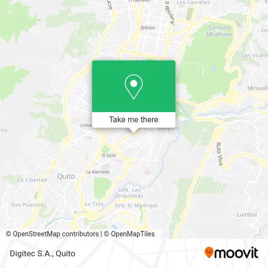 Digitec S.A. map