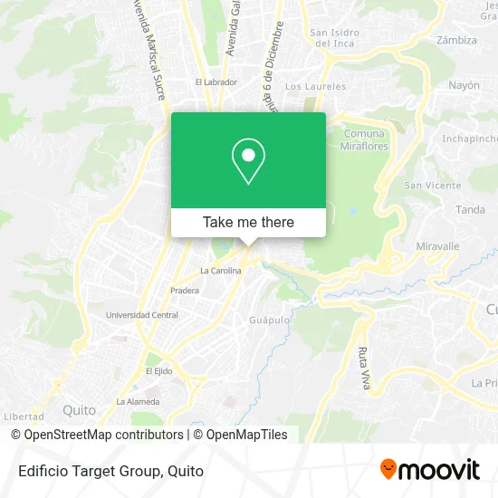 Edificio Target Group map