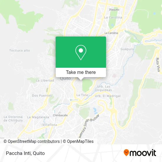 Paccha Inti map