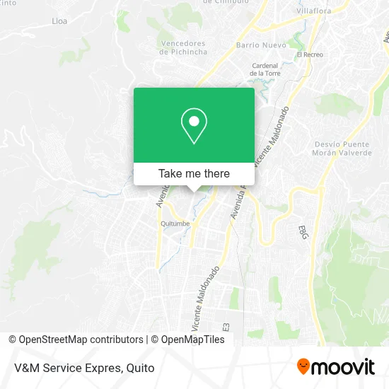 V&M Service Expres map