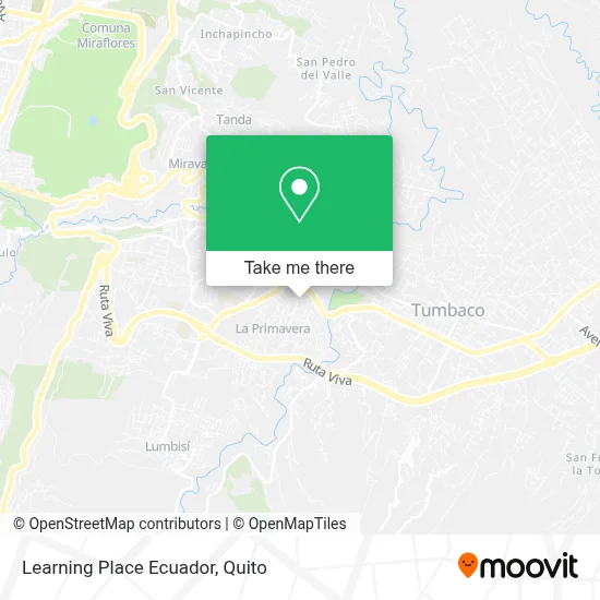 Learning Place Ecuador map