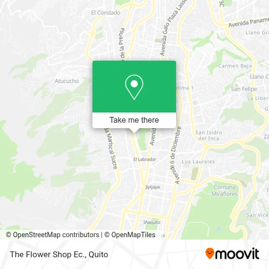 The Flower Shop Ec. map