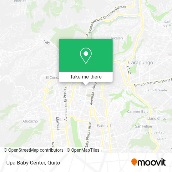 Upa Baby Center map