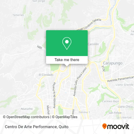 Centro De Arte Performance map