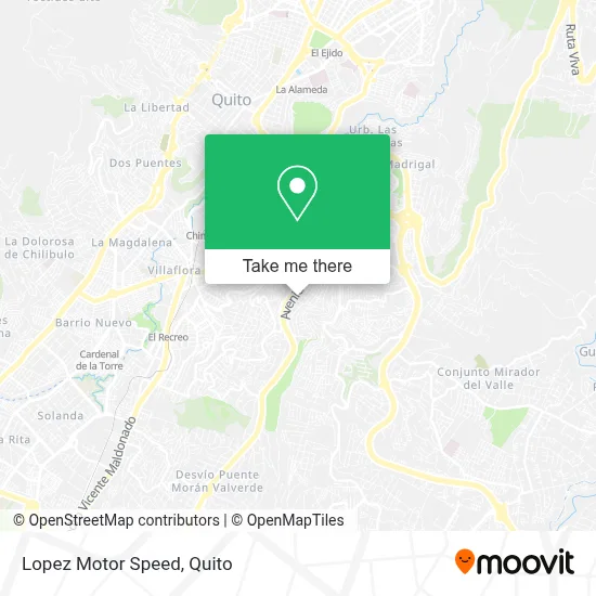 Lopez Motor Speed map