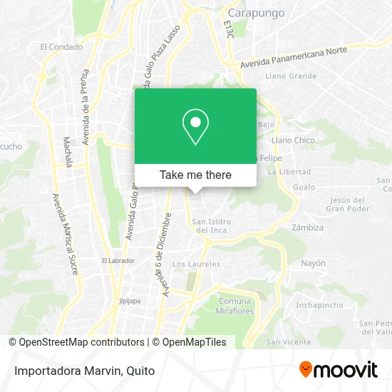Importadora Marvin map
