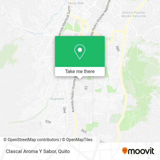 Clascal Aroma Y Sabor map