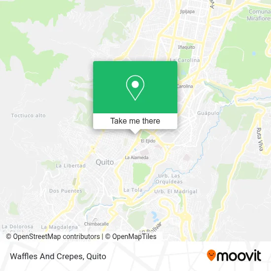 Waffles And Crepes map