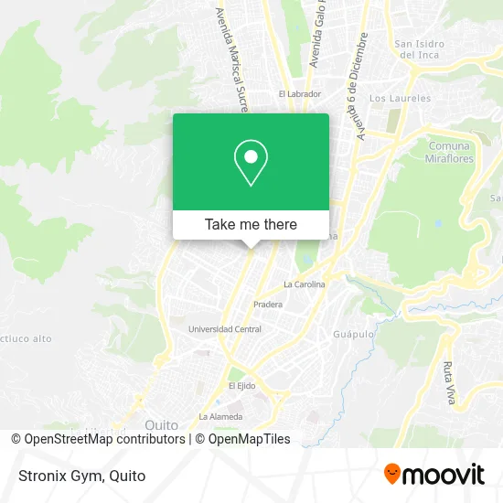Stronix Gym map
