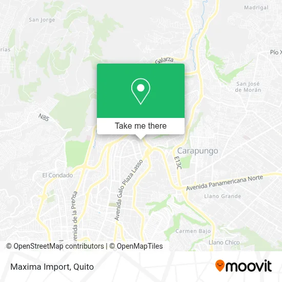 Maxima Import map