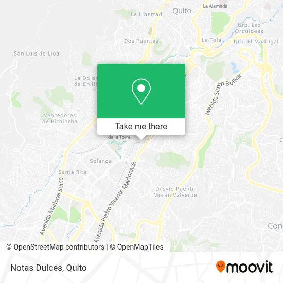 Notas Dulces map