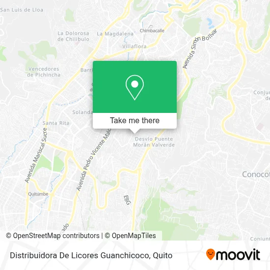 Distribuidora De Licores Guanchicoco map