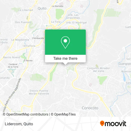 Lidercom map