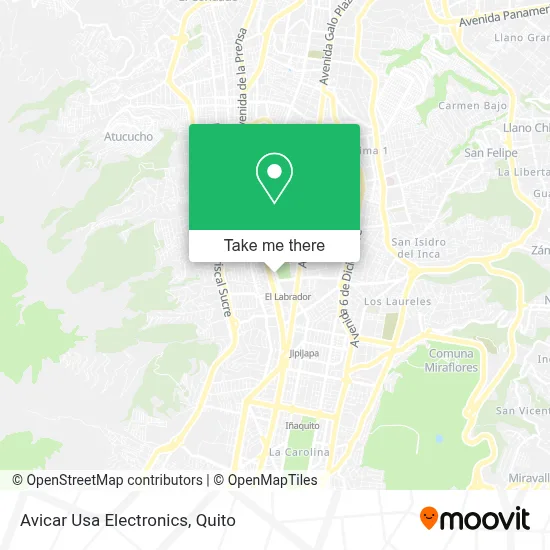 Avicar Usa Electronics map