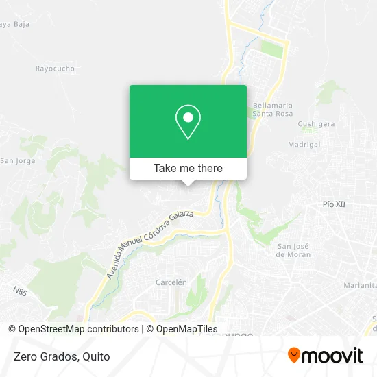 Zero Grados map