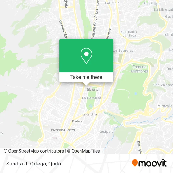 Sandra J. Ortega map