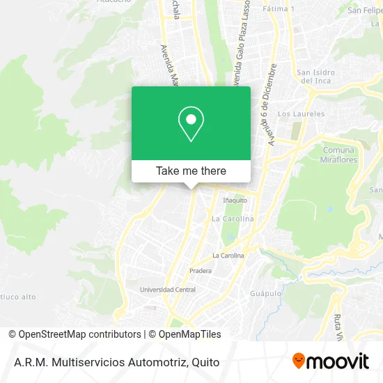 A.R.M. Multiservicios Automotriz map