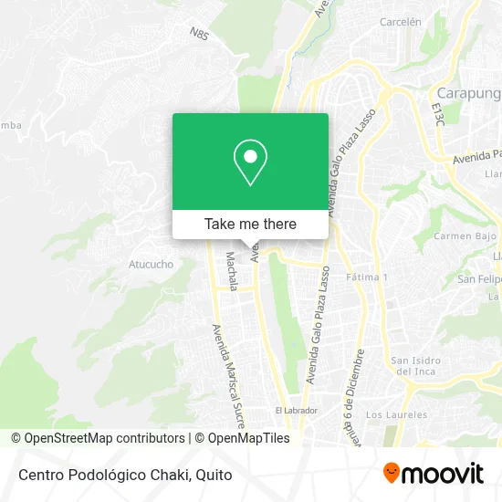 Centro Podológico Chaki map