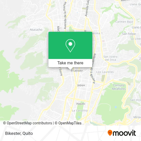 Bikester map
