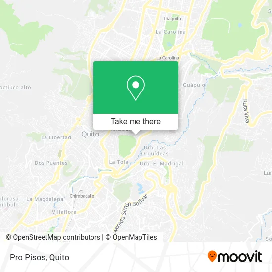 Pro Pisos map