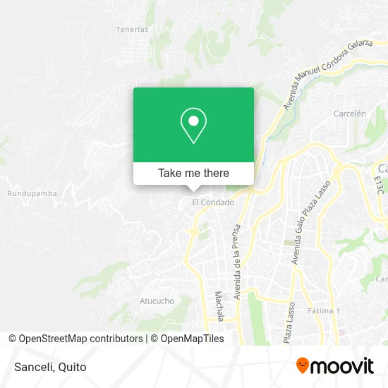 Sanceli map