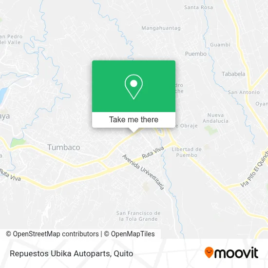 Repuestos Ubika Autoparts map