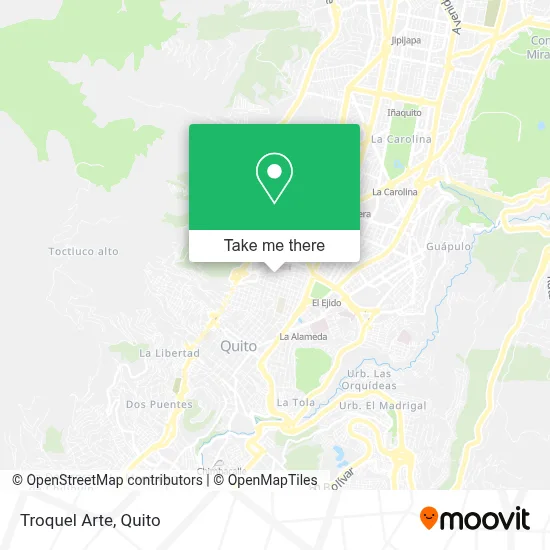 Troquel Arte map